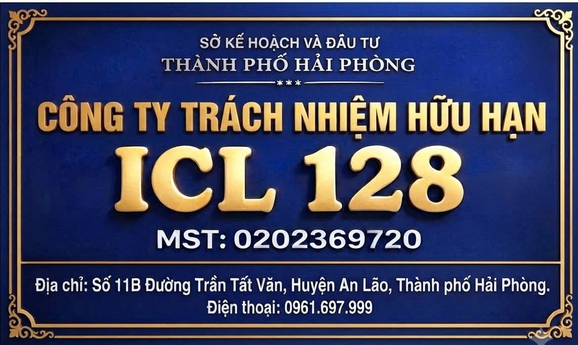 CÔNG TY TNHH ICL 128 — biển hiệu công ty
